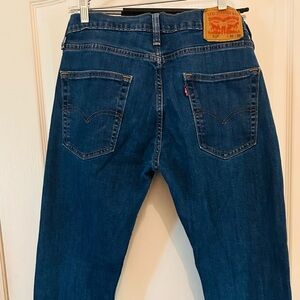 Levis Mens 513 Denim Jeans W32 L32 Classic Straight Stretch